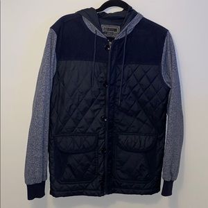 Men’s Navy 21Men Corduroy hoodie